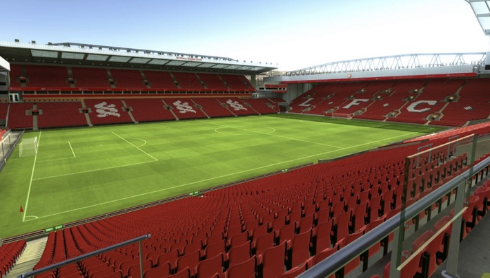 anfield block L11 row 36 seat 47 view