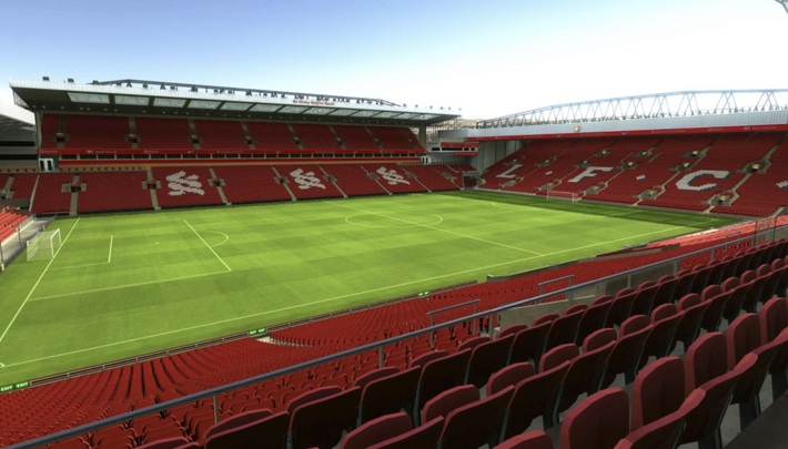anfield block L11 row 39 seat 55 view