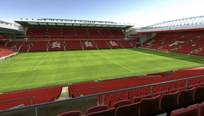 anfield block L12 row 38 seat 94 view