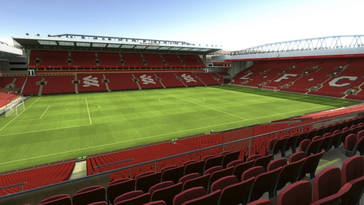 anfield block L12 row 40 seat 70 view