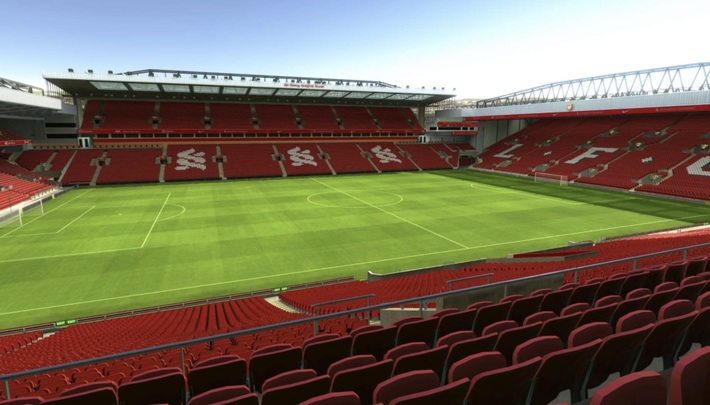 anfield block L12 row 40 seat 85 view
