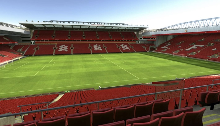anfield block L13 row 39 seat 100 view