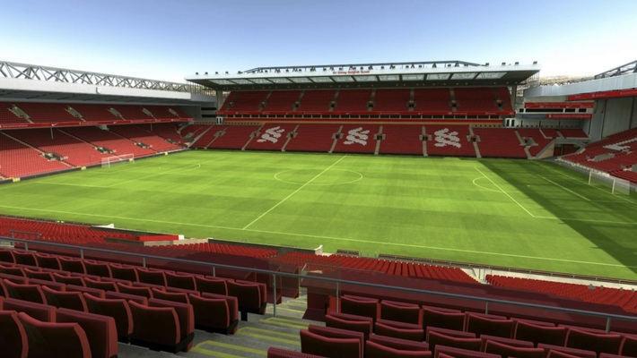 anfield block L14 row 41 seat 170 view