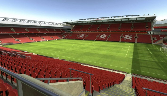 anfield block L15 row 36 seat 206 view