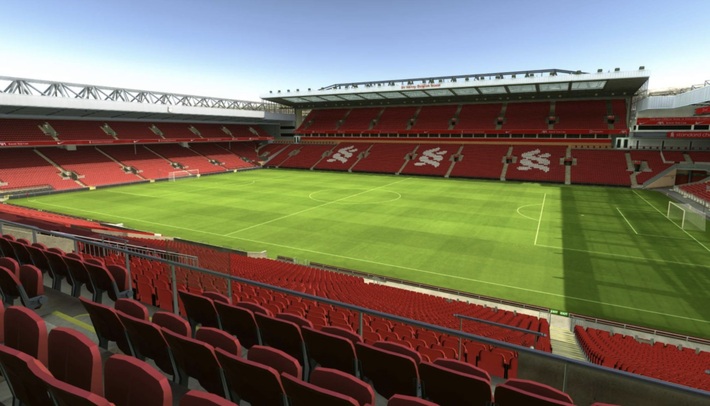 anfield block L15 row 39 seat 203 view