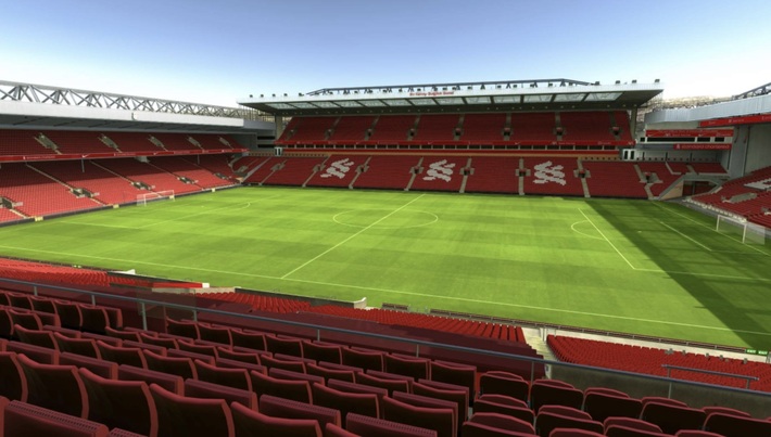 anfield block L15 row 41 seat 177 view