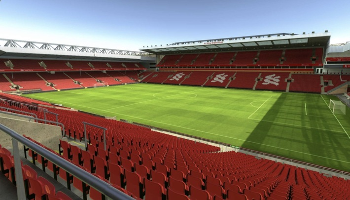anfield block L16 row 36 seat 219 view