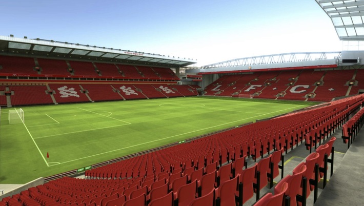 anfield block L2 row 27 seat 35 view