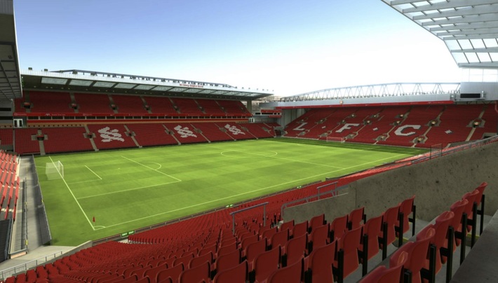anfield block L2 row 39 seat 31 view