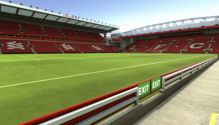 anfield block L3 row 1 seat 65 view