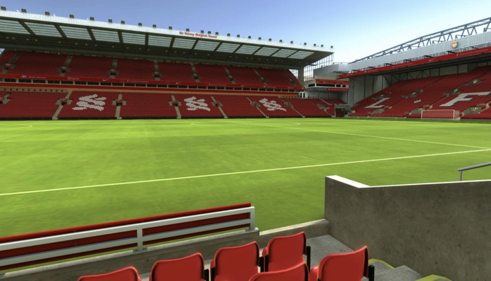 anfield block L4 row 4 seat 106 view