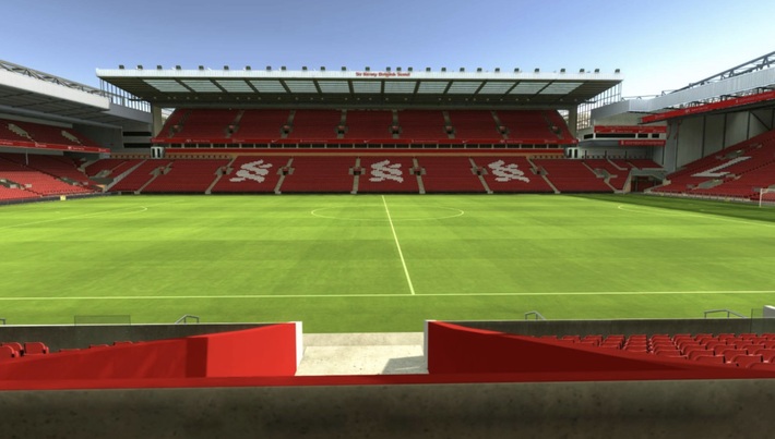 anfield block L5 row 16 seat 136 view