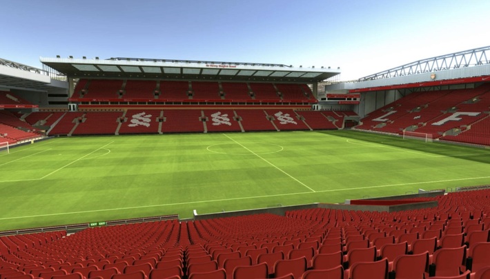 anfield block L5 row 32 seat 110 view