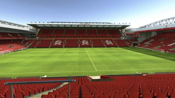 anfield block L5 row 34 seat 128 view
