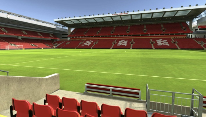 anfield block L6 row 5 seat 166 view
