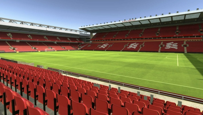 anfield block L8 row 13 seat 206 view