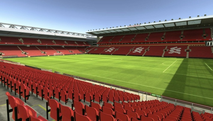 anfield block L8 row 21 seat 216 view