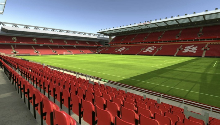 anfield block L9 row 13 seat 231 view