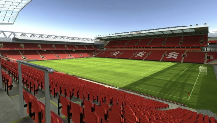 anfield block L9 row 32 seat 240 view