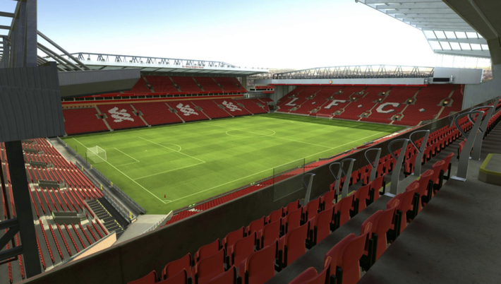 anfield block M1 row 49 seat 5 view