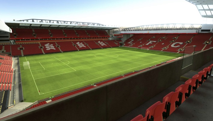 anfield block M2 row 46 seat 30 view