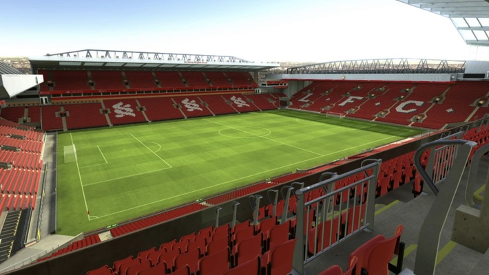 anfield block M2 row 52 seat 33 view