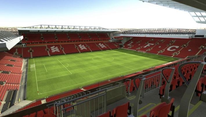 anfield block M2 row 57 seat 35 view