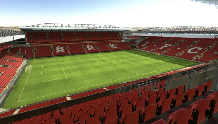 anfield block M3 row 56 seat 55 view