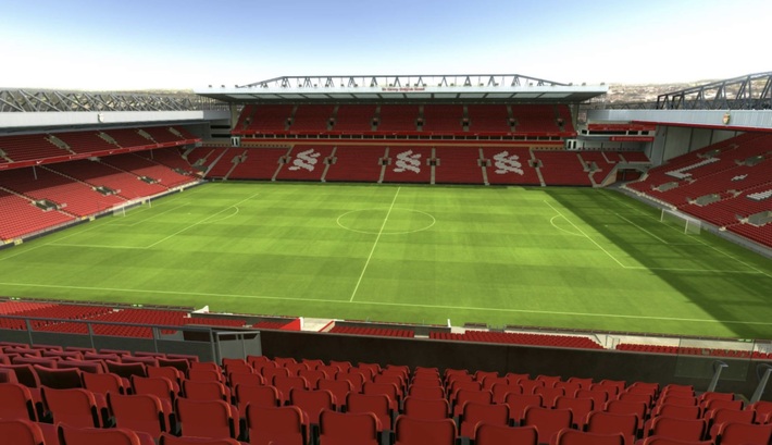anfield block M6 row 53 seat 139 view
