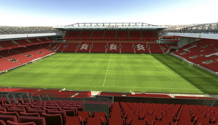 anfield block M6 row 56 seat 133 view