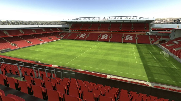 anfield block M7 row 52 seat 173 view