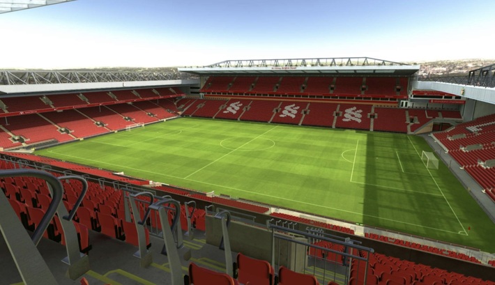 anfield block M7 row 58 seat 185 view