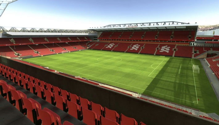 anfield block M8 row 48 seat 207 view