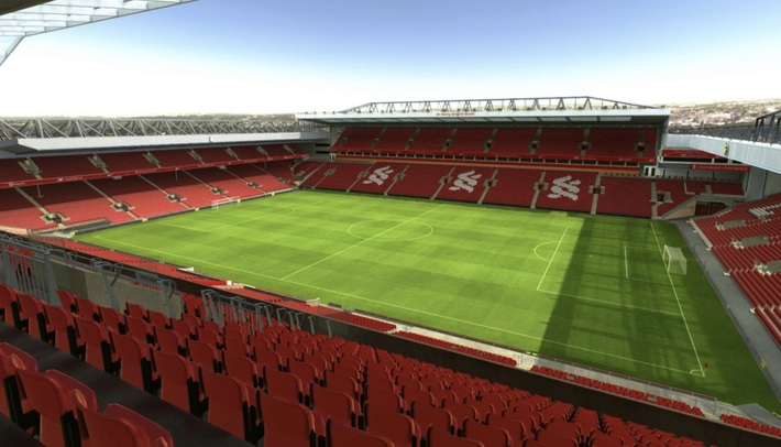 anfield block M8 row 57 seat 197 view