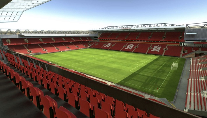 anfield block M9 row 50 seat 228 view