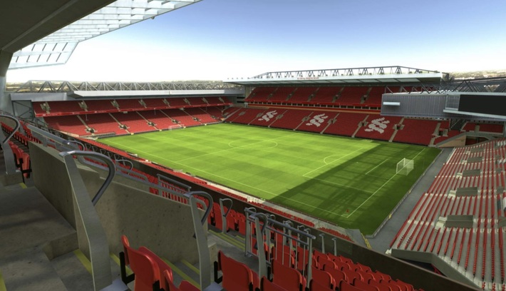 anfield block M9 row 54 seat 241 view