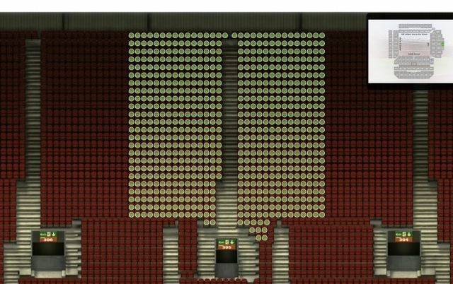 305 section at Anfield Stadium: detailed map and view from my seat