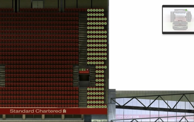CE9 section at Anfield Stadium: detailed map and view from my seat