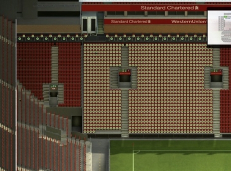 KG section at Anfield Stadium: detailed map and view from my seat