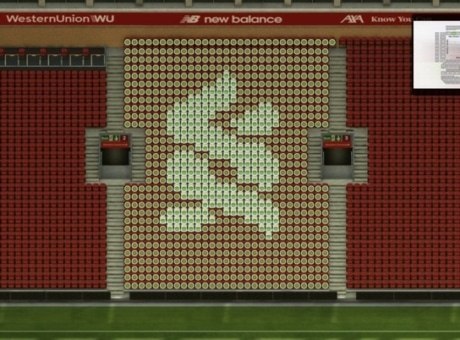 KH section at Anfield Stadium: detailed map and view from my seat