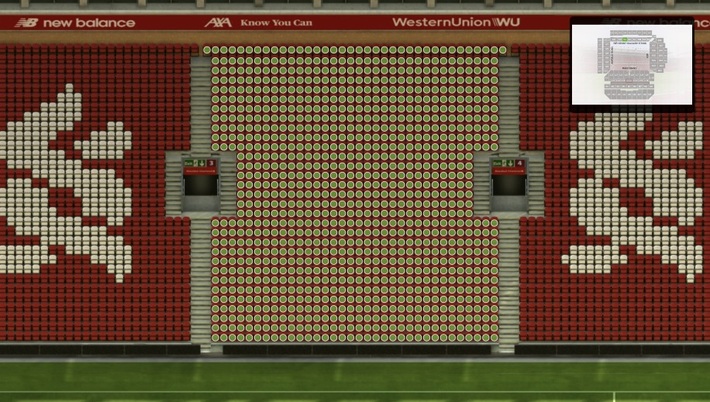 anfield section KJ seating plan