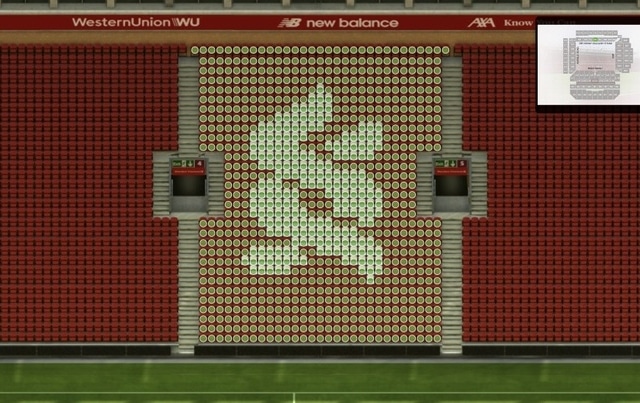 KK section at Anfield Stadium: detailed map and view from my seat