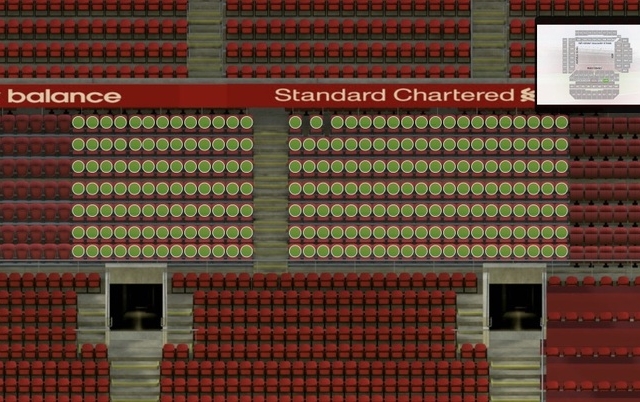 L15 section at Anfield Stadium: detailed map and view from my seat