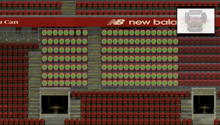 anfield section L16 seating plan
