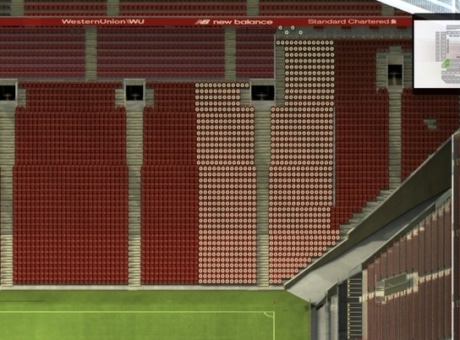 L2 section at Anfield Stadium: detailed map and view from my seat