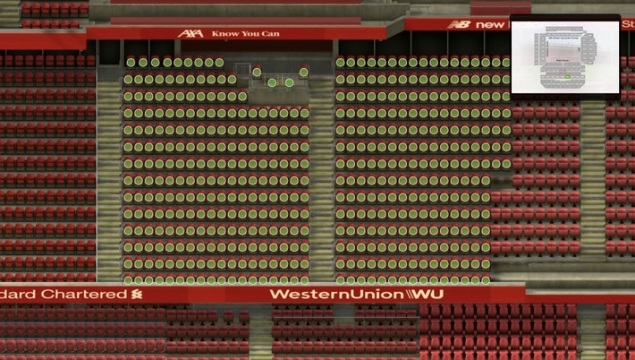 anfield section M6 seating plan