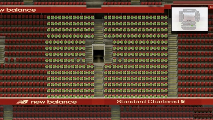 anfield section M7 seating plan