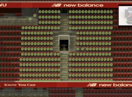 M8 section at Anfield Stadium: detailed map and view from my seat