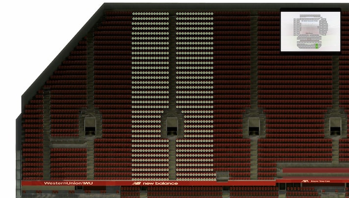 anfield section U8 seating plan