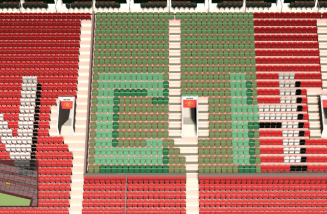 N2408 section at Old Trafford stadium: detailed map and view from my seat